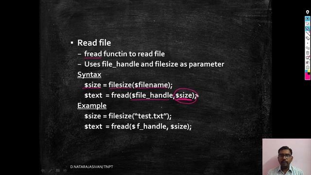 FIle Handling in PHP смотреть онлайн