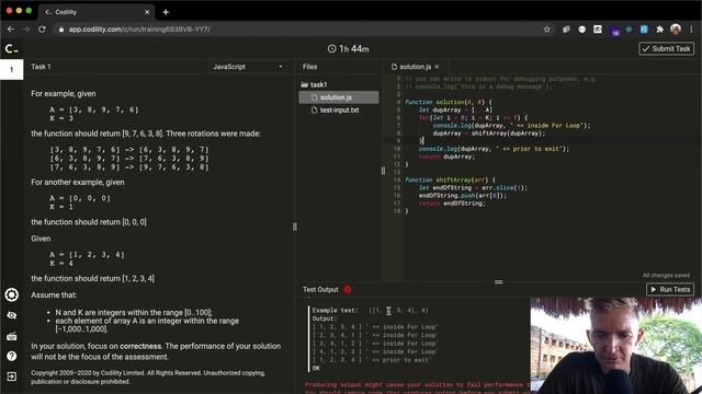 CyclicRotation - Arrays - Codility смотреть онлайн