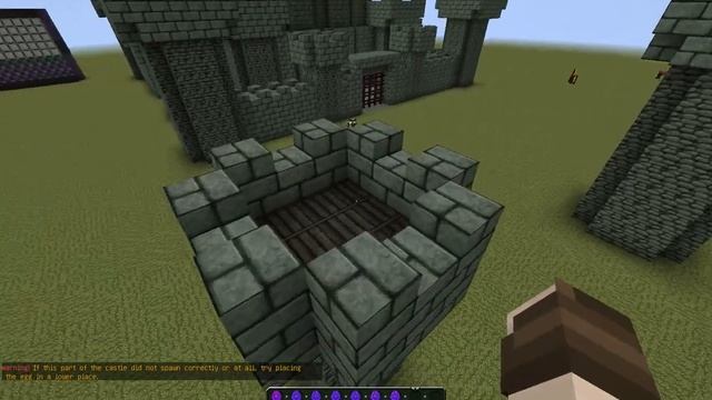 БОЛЬШОЙ ЗАМОК В ОДИН КЛИК!!! Команды Майнкрафт смотреть онлайн