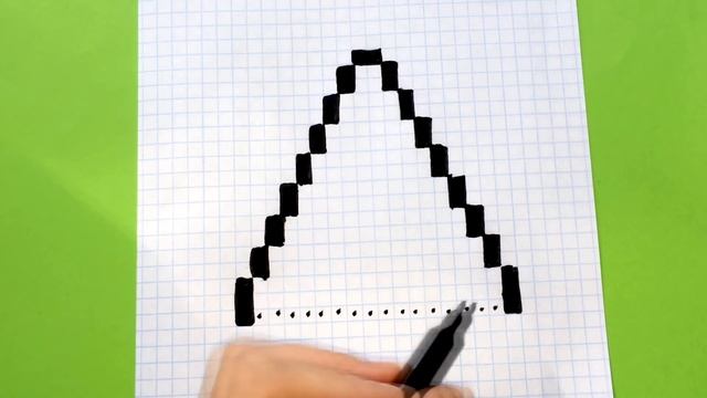 Как Рисовать Билла Шифра из Гравити Фолз - Рисунки по Клеточкам ♥ Pixel Art - Draw Bill Cipher смотреть онлайн