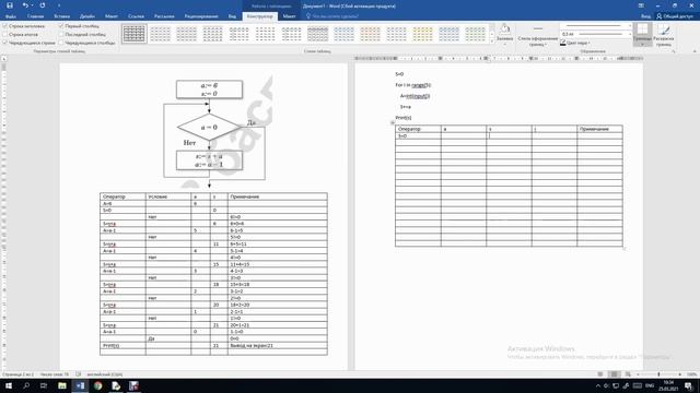 Трассировка алгоритма. Python Traceback смотреть онлайн