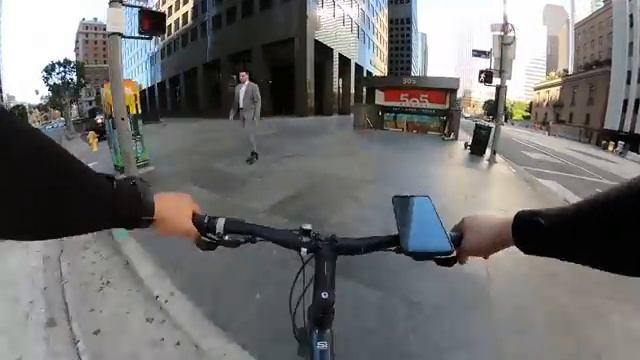 $252 Multi-Apping with Uber Eats, DoorDash and Caviar - DTLA POV Bike Deliveries смотреть онлайн