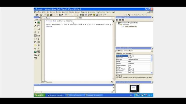 Curso de Visual Basic 6.0: Video Nro 9 -2 Conexion con Sql Server - ADODC - Filtros смотреть онлайн