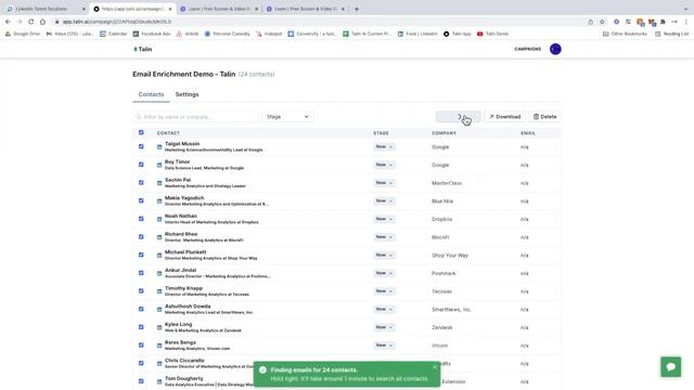 How to Find Personal Email on LinkedIn Recruiter with Talin смотреть онлайн
