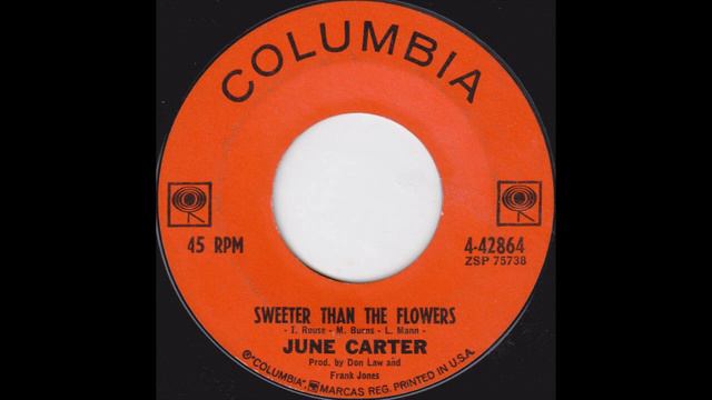June Carter - Sweeter Than the Flowers [Feat. Johnny Cash] смотреть онлайн