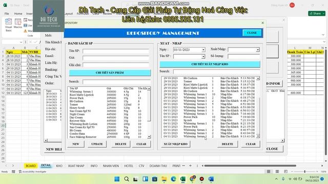 Quản lý Shop Online với Excel смотреть онлайн