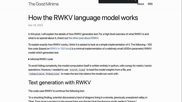 Raven - RWKV-7B RNN's LLM Strikes Back смотреть онлайн