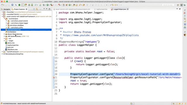 Logger in Data Driven Framework Video-4 смотреть онлайн