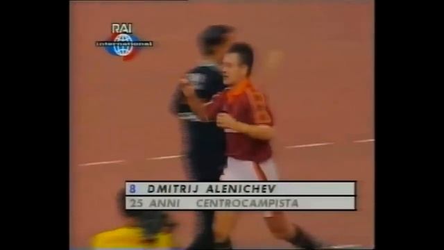 Гол Дмитрия Аленичева в ворота Фиорентины за Рому (1998) смотреть онлайн