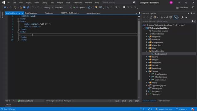 (#104) Create custom SMTP email service in asp.net core | Asp.Net Core tutorial смотреть онлайн
