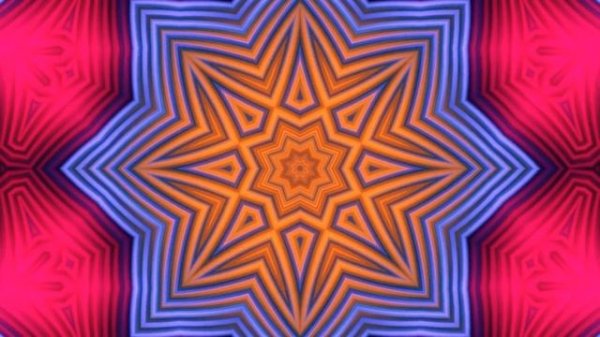 Калейдоскоп Kaleidoscope Mandala Visualization, Kaleidoscope Fractal Meditation ❊0007