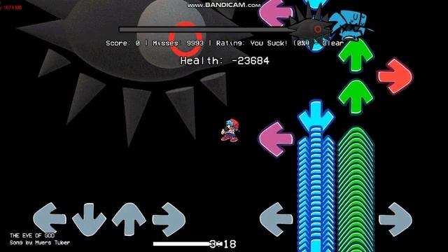 FNF THE EYE OF GOD V2 by @TheRealMyersTuber charted (600 subs special) смотреть онлайн