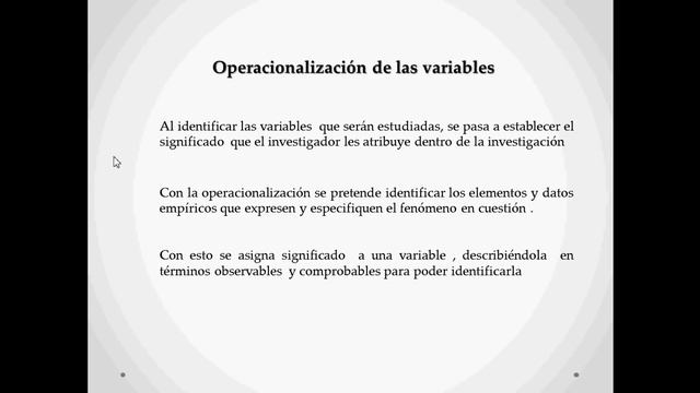 Operacionalización de Variables смотреть онлайн