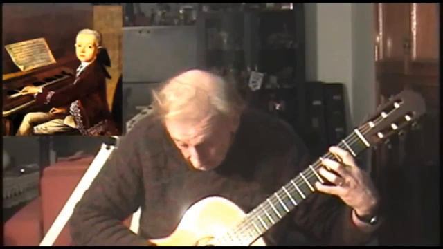 W. Amadeus Mozart - Allegro K. 3 Guitar: Cesar Amaro смотреть онлайн