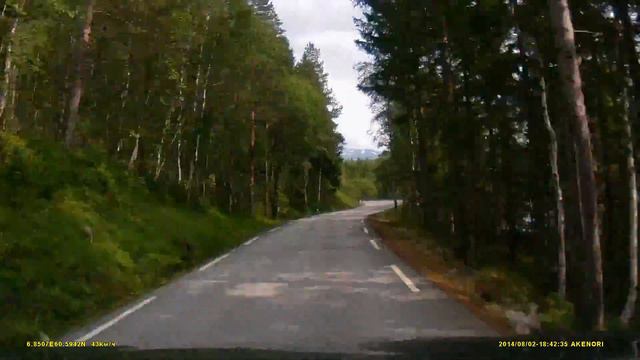 89. Hardanger Hostel – Voss – Eidfjord 2 августа. Часть 3, от Voss до моста. смотреть онлайн