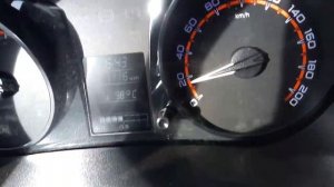 Lada Granta как она есть. Температура двигателя в пробках.