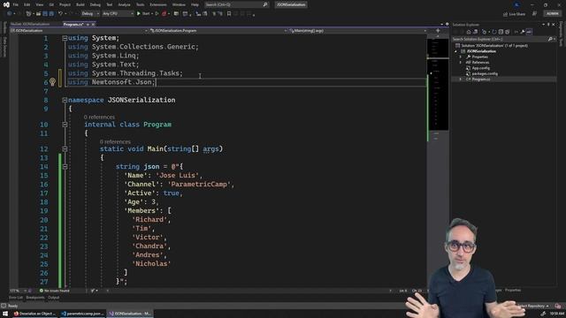 How to Parse JSON Data in C# - Coding Gems смотреть онлайн