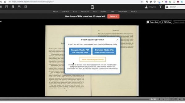 How to Download Books from the Internet Archive
