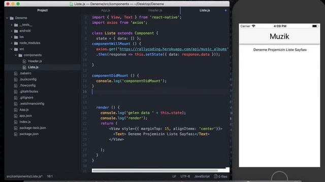 React native Dersleri data render 9 смотреть онлайн