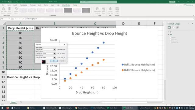 All Graphing Using Excel Two Data Sets v03 смотреть онлайн