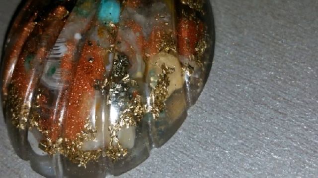 Ракушка из оргонита. Orgonites.