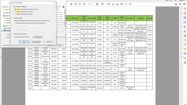 Pdf file ko Excel me kaise convert kare | How to convert pdf into Excel смотреть онлайн