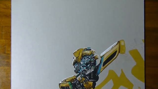 Transformers Bumblebee drawing time lapse by Marcello Barenghi 720p смотреть онлайн