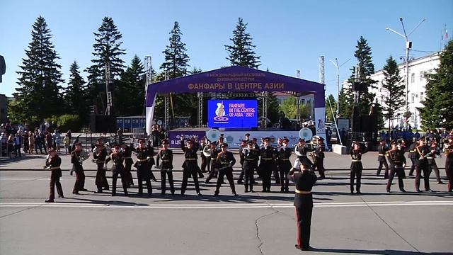 Торжественное открытие III Международного фестиваля «Фанфары в Центре Азии». смотреть онлайн