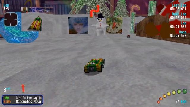 Re-Volt PC Gameplay 14 - Ski X At Christmas Snow Globe (Christmas 2022 Special) смотреть онлайн