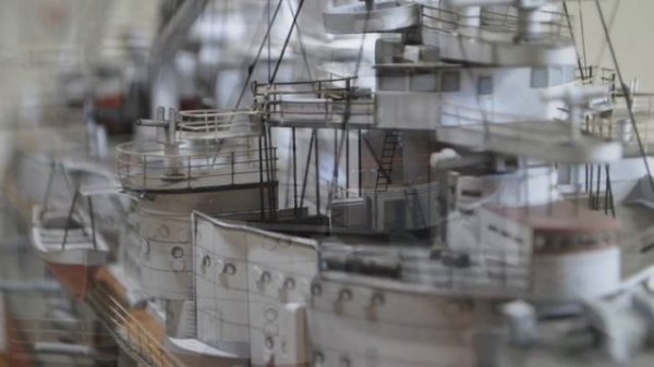 Schleswig Holstein Battleship model 1/200 - [paper model / modelarstwo kartonowe]