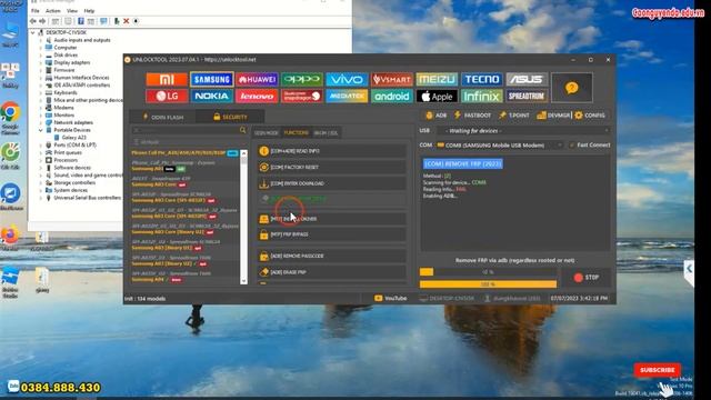Samsung Galaxy A23 SM-A235F Frp Bypass Unlocktool смотреть онлайн