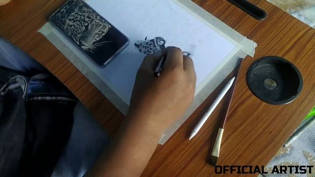 I drawn my First Hyper realistic sketch of cheetah ? | TIger realistic sketch | Official Artist смотреть онлайн