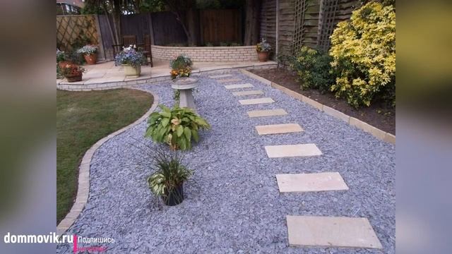 Садовые дорожки из щебня и гравия: 50 примеров в ландшафтном дизайне смотреть онлайн