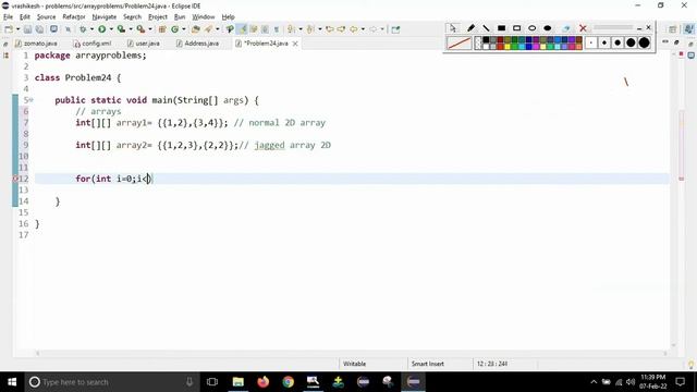 What is jagged array in java explained with examples / jagged array in java/how to traverse jagged смотреть онлайн