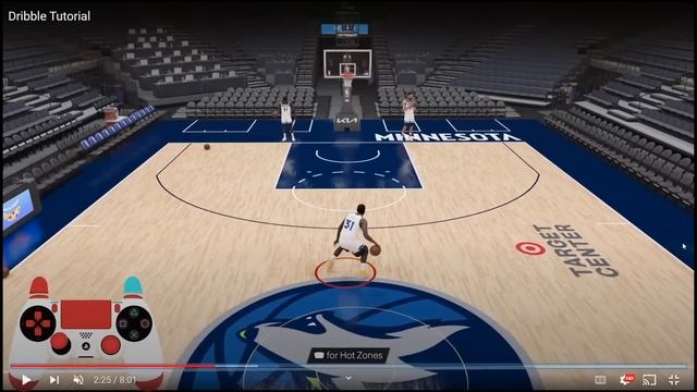 NBA 2K23 MyTEAM BASIC DRIBBLE TUTORIAL! THESE DRIBBLE MOVES ARE EASY TO LEARN BUT SUPER EFFECTIVE! смотреть онлайн