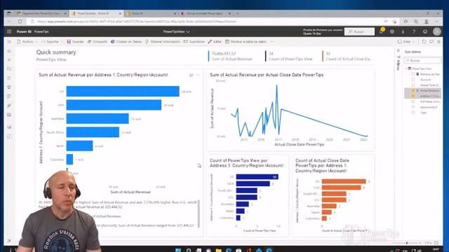 ? Visualizar con Power BI vistas de Microsoft Dynamics 365 смотреть онлайн