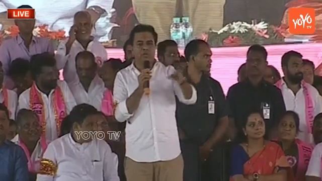Minister KTR Narrates Funny Moral Story on Uttam Kumar Reddy | Telangana | YOYO TV Channel смотреть онлайн