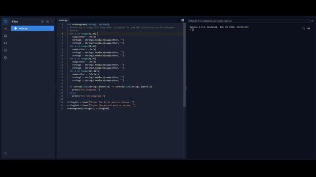 Simple Python Scripts #5 - Anagram Checker смотреть онлайн