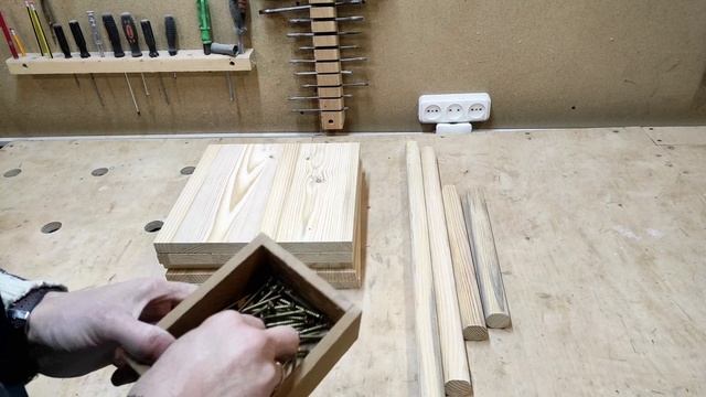 Мебель из дерева. Вешалка для одежды своими руками #столярка смотреть онлайн