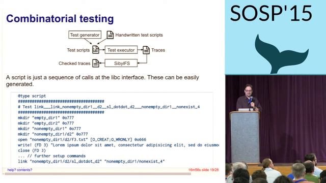 SibylFS: formal specification and oracle-based testing for POSIX and real-world file systems смотреть онлайн