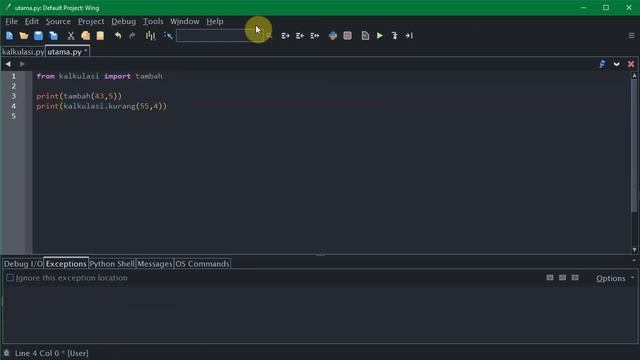 Tutorial Dasar Python 3 - 33 Modules смотреть онлайн