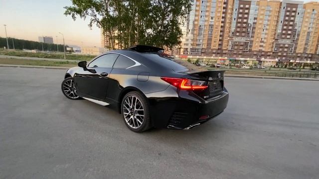 Рестайлинг фар (оптики) Lexus RС200 на топовые пиксельные от F-Sport (RCF) смотреть онлайн