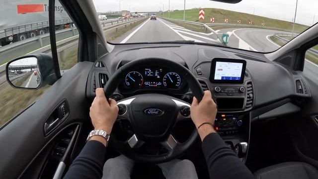 2021 Ford Tourneo Connect [1.5 ECOBLUE 120 HP] | POV Test Drive #973 Joe Black