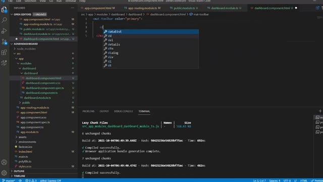 Angular 11 - Admin Dashboard using angular material - beginner смотреть онлайн