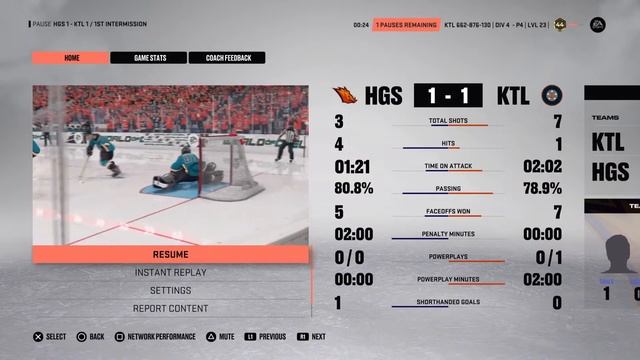 NHL 23 Ehockey Pro Kotlin vs HC Wild Hogs смотреть онлайн
