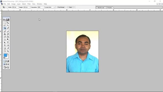 How to create and print Passport size photo in Photoshop || Adobe Photoshop tutorial in Assamese смотреть онлайн