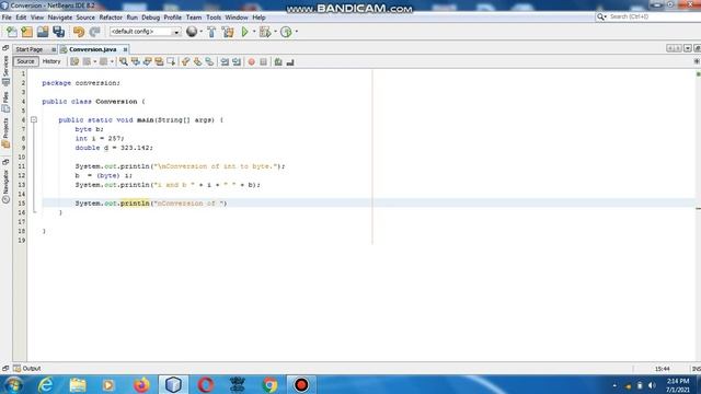 Java the complete Reference Ninth Edition (Chapter 3) Example (9) Conversions смотреть онлайн