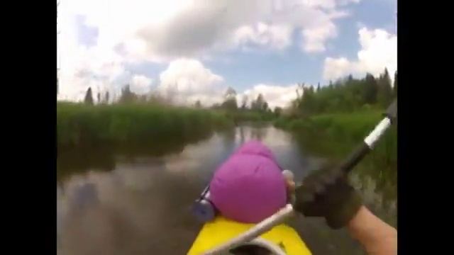 Сплав на байдарках по р. Илия смотреть онлайн