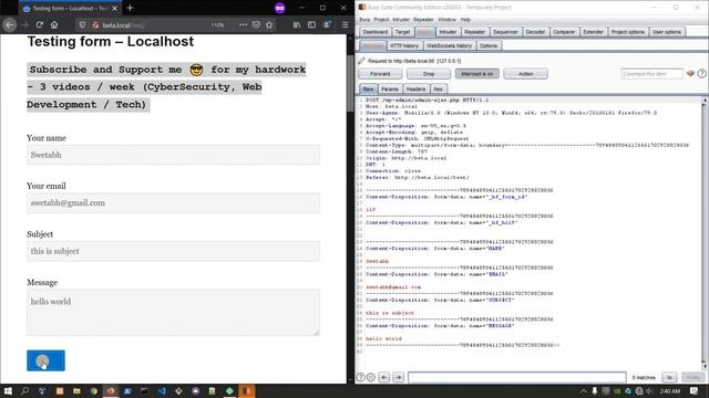 Bug Hunting #3 – Bypass Email Validation in an online form | Burp Suite смотреть онлайн