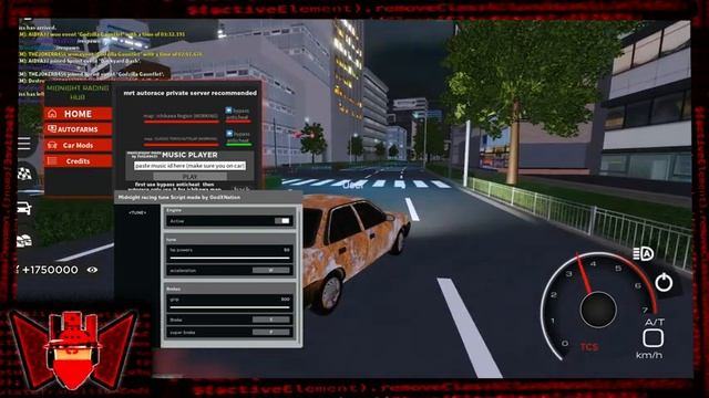 Roblox Midnight Racing Tokyo Script Hack - GOD SPEED + AUTOFARM! *PASTEBIN 2023* смотреть онлайн